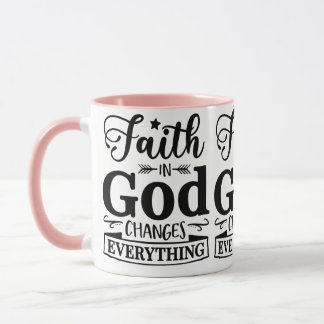 Taza Coffee Mug | fe en el tazón de café de Dios |