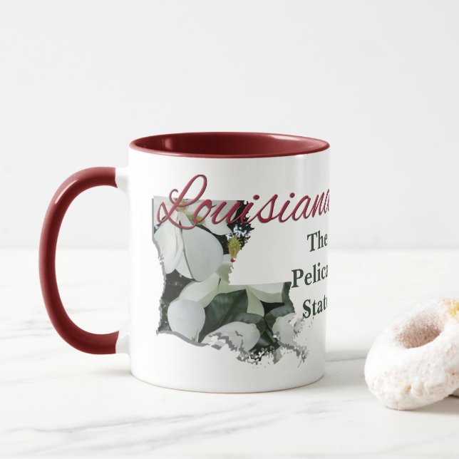 Taza Coffee Mug - LOUISIANA (Con donut)