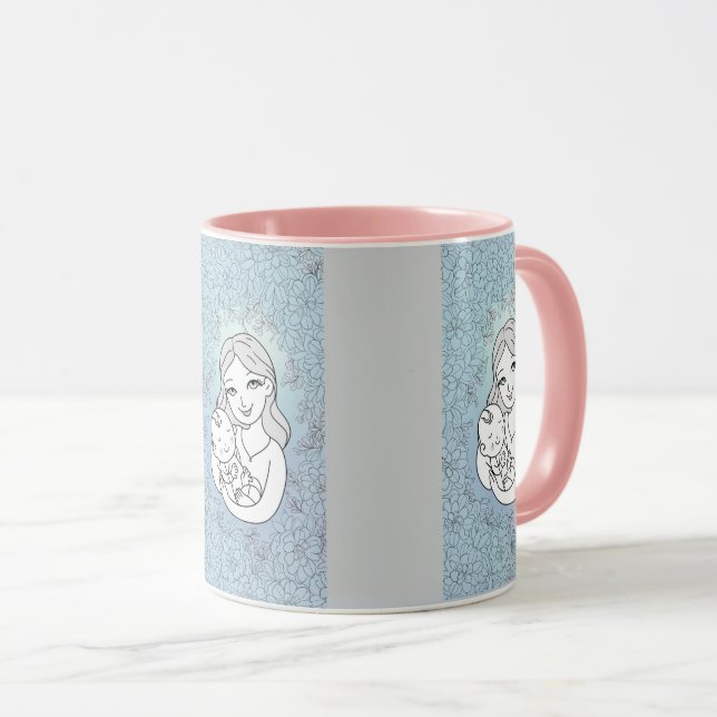 Taza Coffee Mug,mom and son (Anverso derecho)
