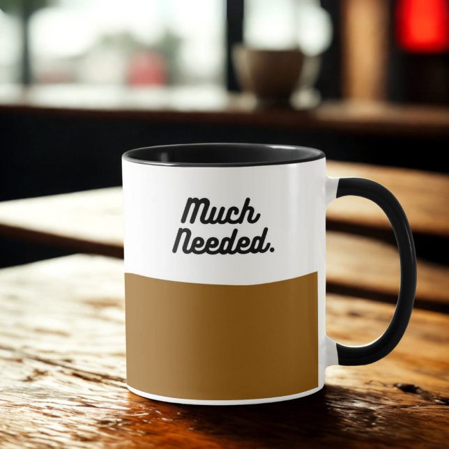Taza Coffee Mug, muy necesario - Minimalista Cita graci (Subido por el creador)