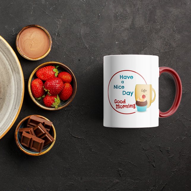 Taza Coffee Mug personalizado (Custom cherry cupcake Coffee Mug
)