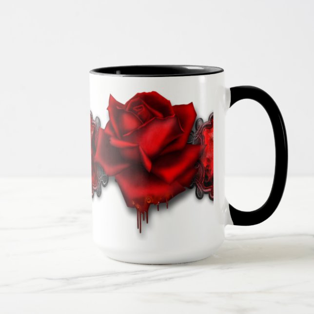 Taza Coffee Mug, San Valentín gótico (Derecha)