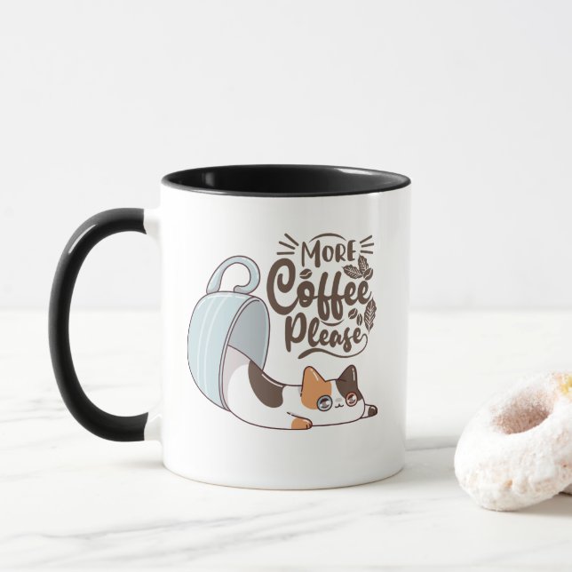 Taza Coffee Mug Stylish & Durable Mug for Everyday Use (Con donut)