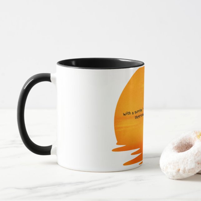 Taza Coffee Mug-Sunrise (Con donut)