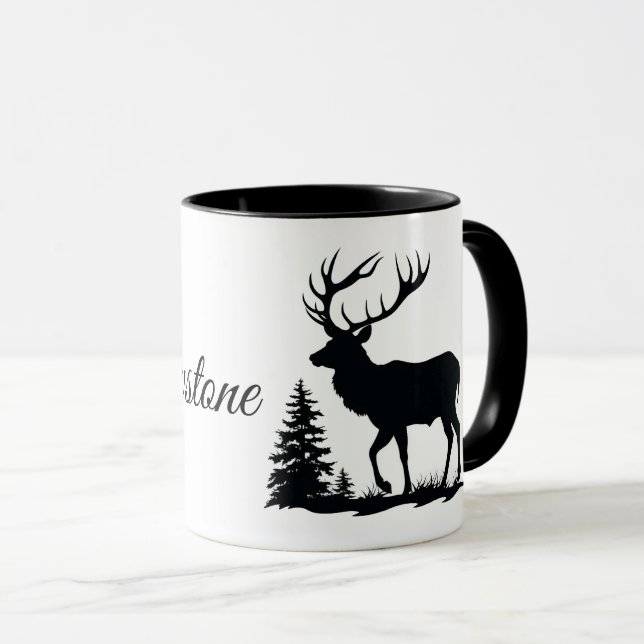 Taza Coffee Mug-Yellowstone Elk (Anverso derecho)