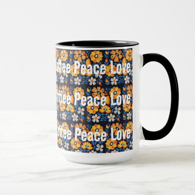 Taza Coffee Peace Love (Derecha)