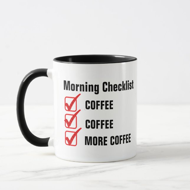 Taza Coffee Pun Gracioso Personalizado Regalos Mu (Izquierda)