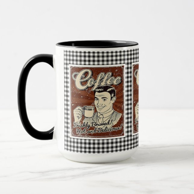 Taza Coffee Retro Mug (Izquierda)