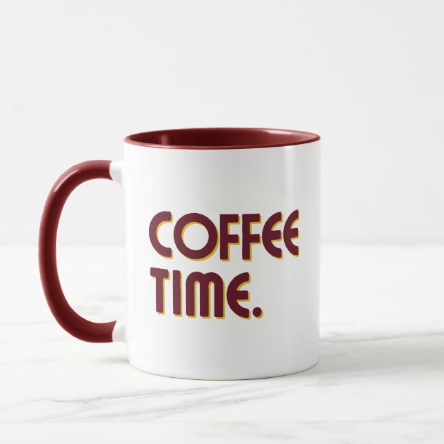 Taza Coffee Time | Simple Minimalist Everyday Coffee (Izquierda)