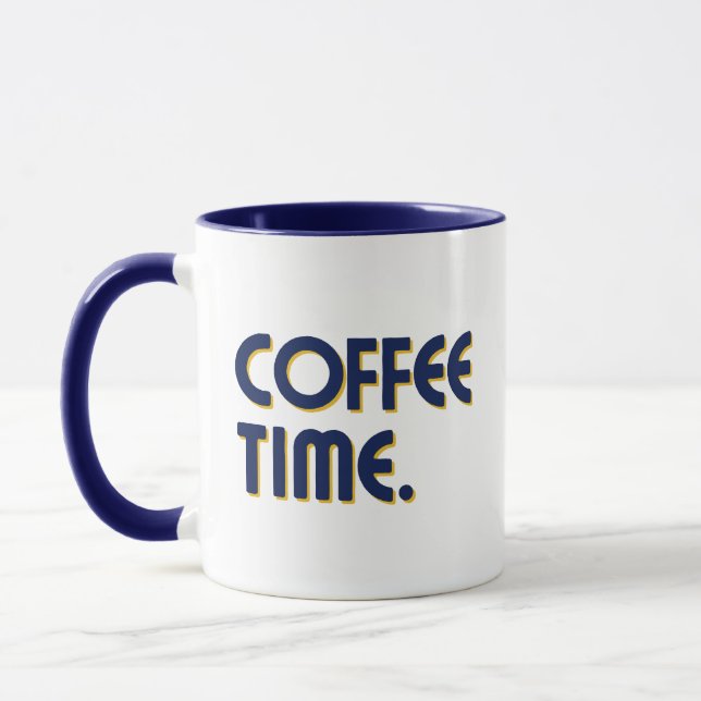 Taza Coffee Time | Simple Minimalist Everyday Coffee (Izquierda)