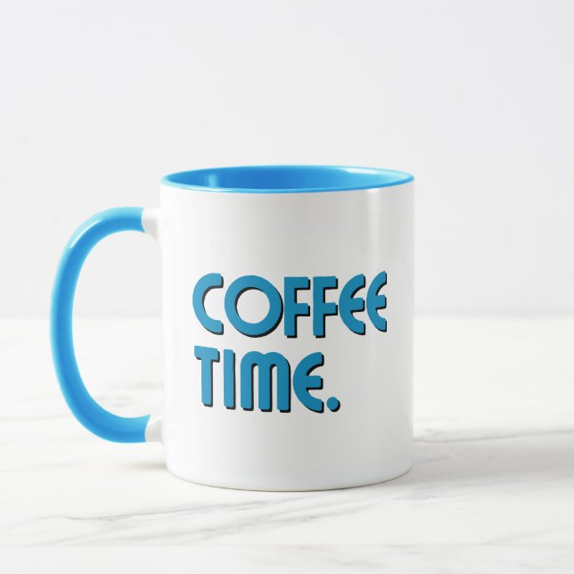 Taza Coffee Time | Simple Minimalist Everyday Coffee (Izquierda)