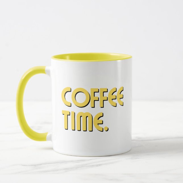 Taza Coffee Time | Simple Minimalist Everyday Coffee (Izquierda)
