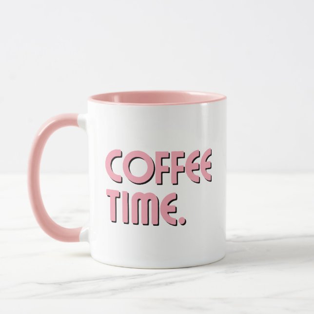 Taza Coffee Time | Simple Minimalist Everyday Coffee (Izquierda)
