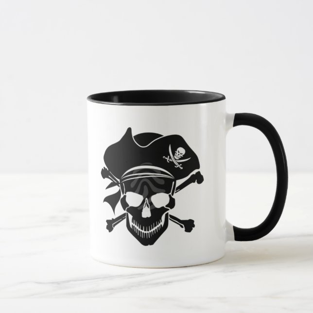 Taza Cofffee Mug-Pirate Skull (Derecha)