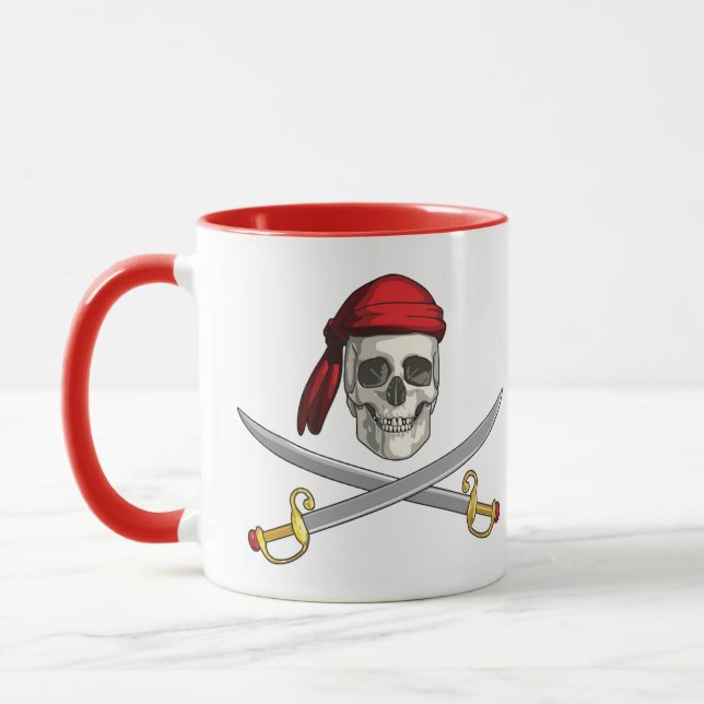 Taza Cofffee Mug-Pirate Skull (Izquierda)
