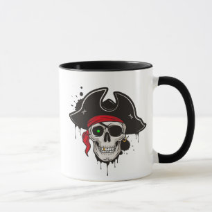 Taza Cofffee Mug-Pirate Skull