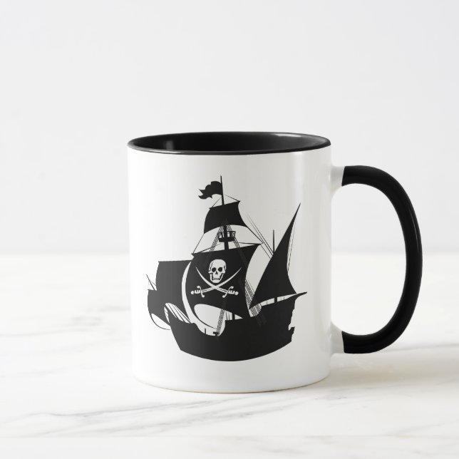Taza Cofffee Mug-Pirate Skull (Derecha)