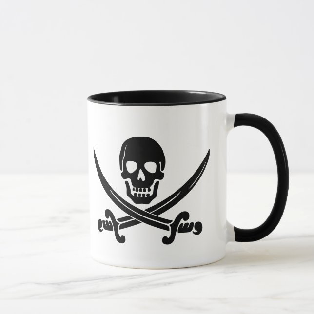 Taza Cofffee Mug-Pirate Skull (Derecha)