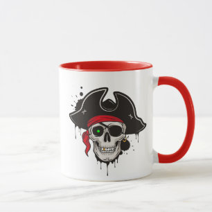 Taza Cofffee Mug-Pirate Skull