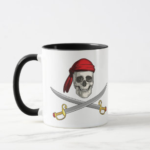 Taza Cofffee Mug-Pirate Skull
