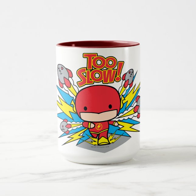 Taza Cohetes de salida de Flash Chibi (Centro)