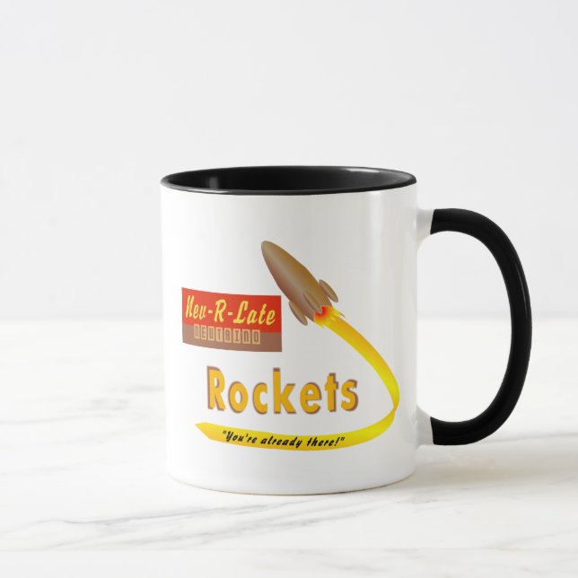 Taza Cohetes Neutrino Nev-R-Late - retro-mug (Derecha)