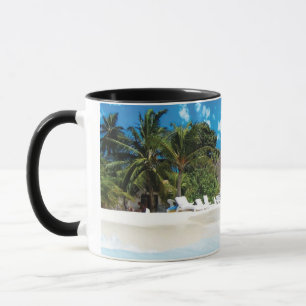 Taza Cojín decorativo de playa exótica
