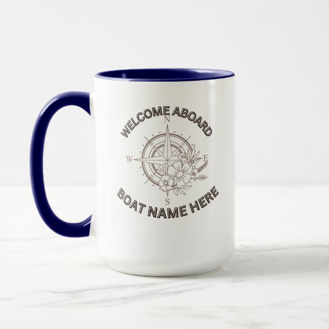 Taza Cojines de bienvenida a bordo (Izquierda)