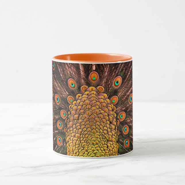Taza cola de Peacock Gold (Centro)