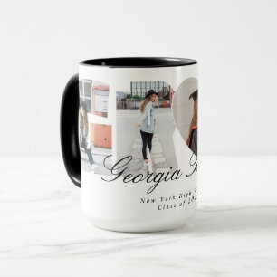 Taza Colaje de Fotos de Graduación Regalo de Graduado R