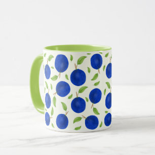 Taza Colección de Ciruelas Botánicas Marfil