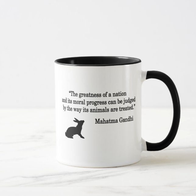Taza Colección de citas de Mahatma Gandhi (Derecha)