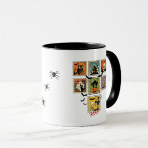 Taza Colección de estampado de halloween vintage