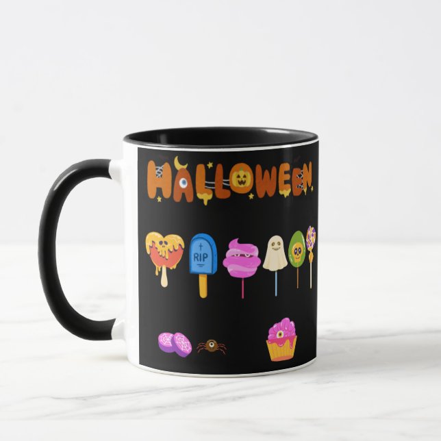 Taza colección de estilos de halloween (Izquierda)