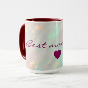 Taza Colección de lujo dorado tendencia rosa suave ment