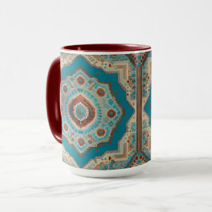 Taza Colección de moda del bonito y antiguo patrón turc