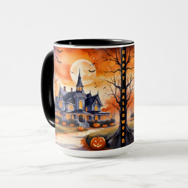 Taza Colección de otoño de calabaza de moda de Hallowee (Anverso izquierdo)