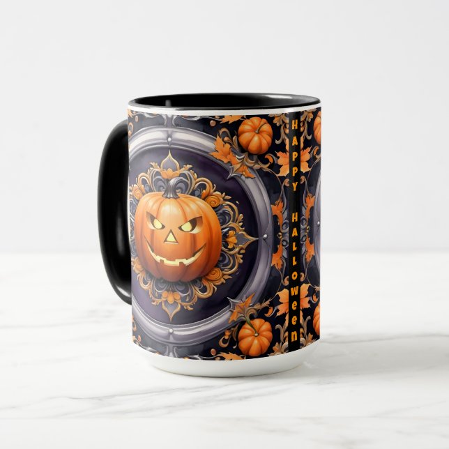 Taza Colección de otoño de calabaza de moda de Hallowee (Anverso izquierdo)