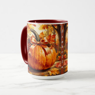 Taza Colección de Otoño Dorada de Acción de Gracias Pop