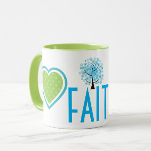 Taza Colección de regalos de fe Café