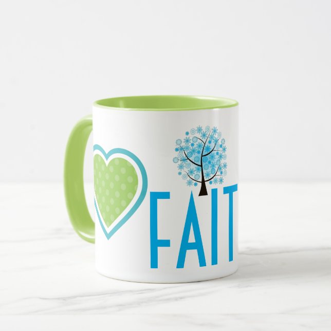 Taza Colección de regalos de fe Café (Anverso izquierdo)