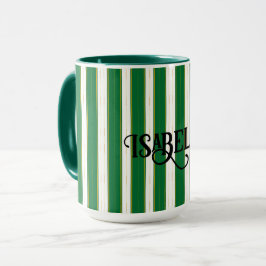 Taza Colección de textura de oro verde de lujo