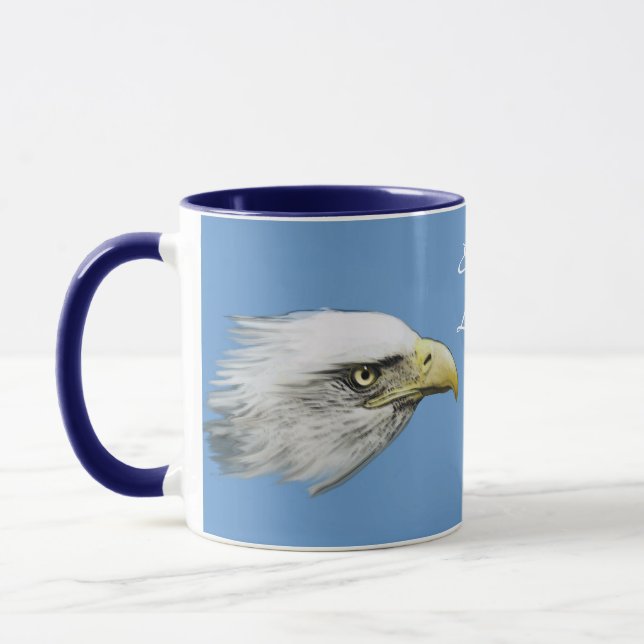 Taza Colección de vida silvestre de águila calva de Gua (Izquierda)