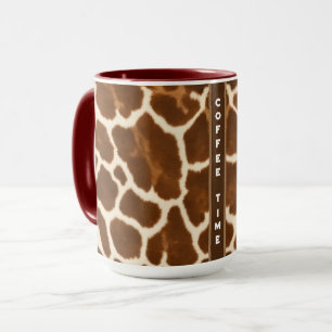 Taza Colección elegante de cuero falso de vaca de moda