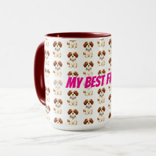 Taza Colección elegante personalizada de aseo Gold Pet