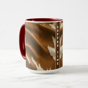 Taza Colección elegante y moderna de cuero falso de vac