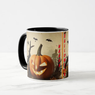 Taza Colección espeluznante de calabaza Halloween