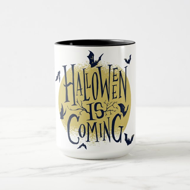 Taza Colección festiva de Halloween - se acerca Hallowe (Centro)