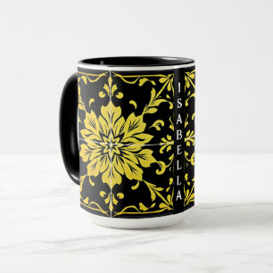 Taza Colección floral elegante y de lujo