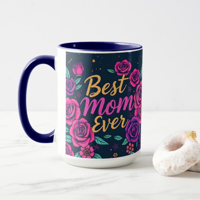 Taza Colección Floral Popular de Regalo de Lujo (Con donut)